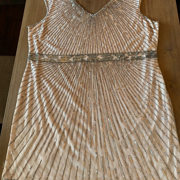 Gorgeous Jkara Pink Sparkly Cocktail Dress - Picture 2 of 14